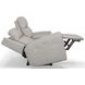 Barnett Cream Leather Power Reclining Console 77" Loveseat With Power Headrest And Lumbar