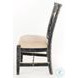 Cozy Luxe Black Sand Dining Side Chair Set of 2