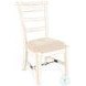 Seabright White Sand Ladderback Dining Chair Set of 2