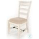Seabright White Sand Ladderback Dining Chair Set of 2