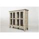Rustic Shores Scrimshaw 4 Door Accent Cabinet