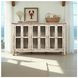Rustic Shores Scrimshaw 6 Door Accent Cabinet