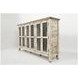 Rustic Shores Scrimshaw 6 Door Accent Cabinet