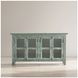 Rustic Shores Surfside 4 Door Low Accent Cabinet
