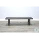 Sagewyn Black Sand 64" Dining Bench with Turnbuckle