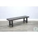 Sagewyn Black Sand 64" Dining Bench with Turnbuckle