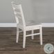 Maple Haze Marble White Dining Chair Set of 2