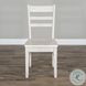 Maple Haze Marble White Dining Chair Set of 2