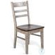 Whimora Tobacco Leaf and Alpine Gray Dining Chair Set of 2