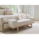 Sunset Key Abbott Beige Upholstered 62" Bed Bench