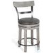 Autumn Echo Alpine Gray Swivel Counter Height Stool Set of 2