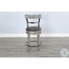 Autumn Echo Alpine Gray Swivel Counter Height Stool Set of 2