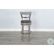 Autumn Echo Alpine Gray Swivel Barstool Set of 2