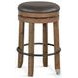Velden Hollow Natural Swivel Barstool Set of 2