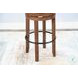 Velden Hollow Natural Swivel Barstool Set of 2