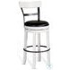 Hearthwood Haven European Cottage Industrial Swivel Bar Stool Set of 2