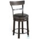 Hearthwood Haven Tobacco Leaf Swivel Counter Height Stool Set of 2