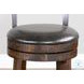 Hearthwood Haven Tobacco Leaf Swivel Counter Height Stool Set of 2