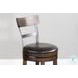 Hearthwood Haven Tobacco Leaf Swivel Counter Height Stool Set of 2