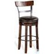 Willow Nest Tobacco Leaf Swivel Bar Stool Set of 2