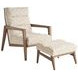 Sunset Key Beige Upholstered Hayley Accent Chair