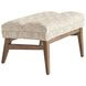 Sunset Key Hayley Beige Upholstered Rectangular Ottoman
