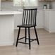 Felix Black Windsor Counter Height Barstool Set of 2