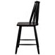 Felix Black Windsor Counter Height Barstool Set of 2