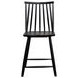 Felix Black Windsor Counter Height Barstool Set of 2