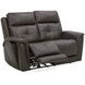 Ranger Rustic Brown Leather 63" Zero Gravity Power Reclining Loveseat with USB Charging and Heat Massage
