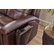 Ranger Rustic Brown Leather 86" Zero Gravity Power Reclining Sofa with USB Charging and Heat Massage