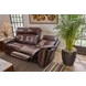 Ranger Rustic Brown Leather 86" Zero Gravity Power Reclining Sofa with USB Charging and Heat Massage