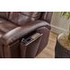 Ranger Rustic Brown Leather 73" Zero Gravity Power Reclining Loveseat with USB Charging and Heat Massage