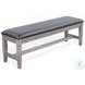 Hillside Hearth Tobacco Leaf and Alpine Gray 56" Dining Bench