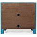 Aquitaine Azure Blue 2 Door Accent Cabinet