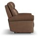 Alexander Weathered Khaki Brown Leather Zero Gravity Triple Power Recliner with USB Charging and Nailhead Trim