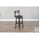 Mesa Grace Black Swivel Barstool Set of 2