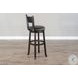 Mesa Grace Black Swivel Barstool Set of 2
