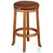 Maple Haze Rustic Oak Swivel Bar Stool Set of 2