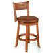 Crimson Ridge Beige Swivel Counter Height Stool of 2