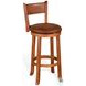 Crimson Ridge Beige Swivel Barstool Set of 2