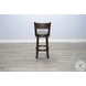 Havenstead Dark Brown Swivel Barstool Set of 2