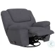 Trifecta Smoke Reclining Living Room Set with Drop Down Table