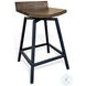 Velden Hollow Buckskin Swivel Counter Height Stool