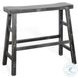 Hearthwood Haven Black Sand 33" Bar Bench