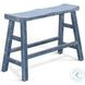 Seabright Ocean Blue Counter Height Bench