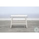 Seabright White Sand Counter Height Bench