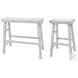 Autumn Echo White Sand Barstool Set of 2