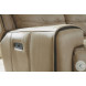 Wicklow Taupe Leather Power Reclining Sofa With Power Headrest And Footrest