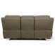Wicklow Taupe Leather Power Reclining Sofa With Power Headrest And Footrest
